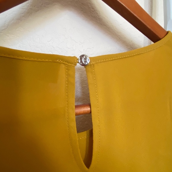 CECE Blouse in Ochre Yellow Size M - Picture 5 of 6